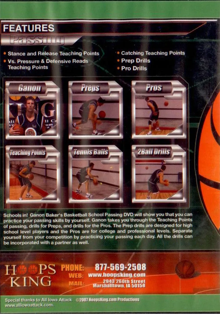 Ganon Baker's Basketball School: Passing