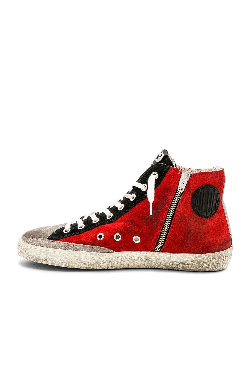 GOLDEN GOOSE FRANCY SNEAKERS- GINGER/SILVER/SCOTCH