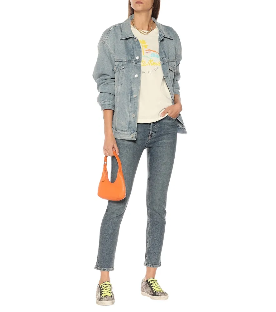GOLDEN GOOSE SUPERSTAR LEOPARD PRINT SNEAKERS