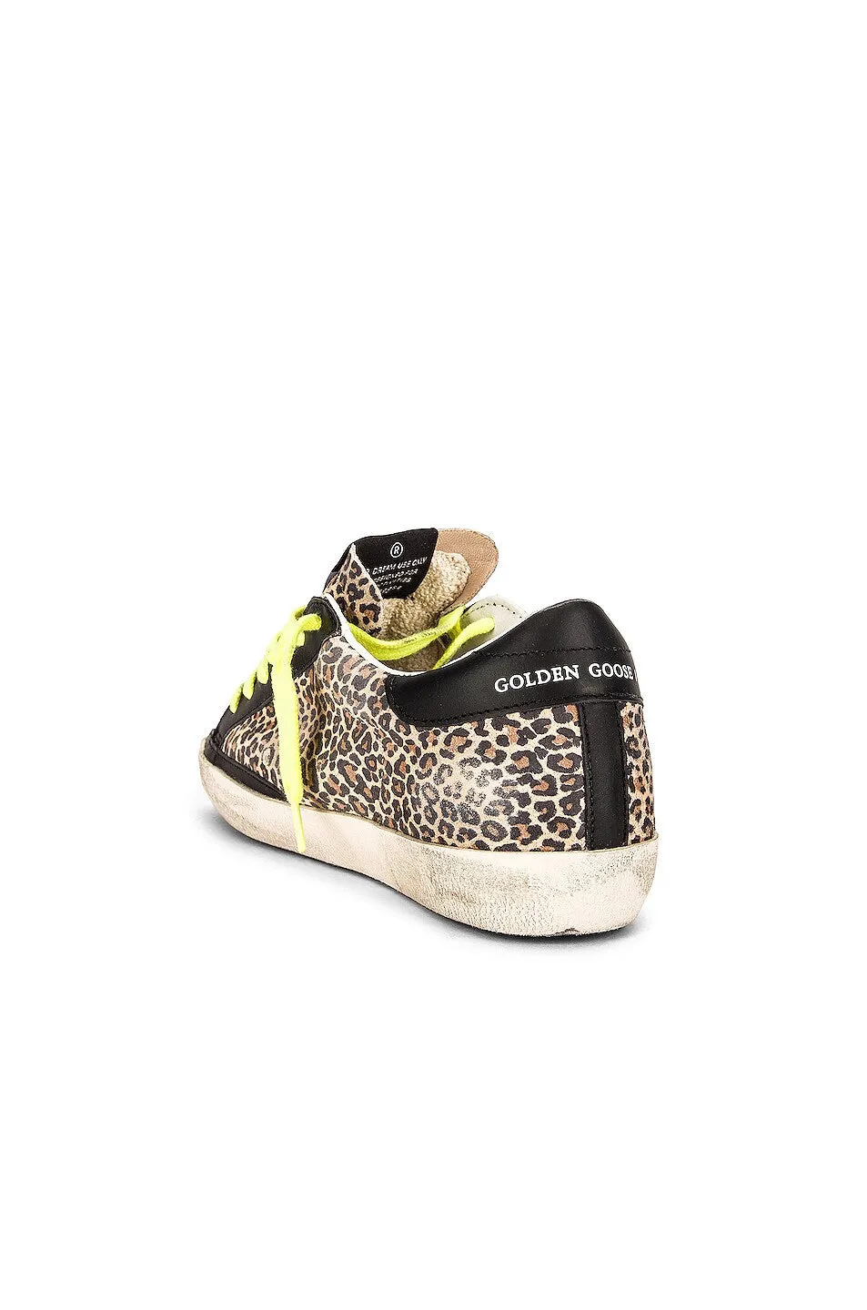 GOLDEN GOOSE SUPERSTAR LEOPARD PRINT SNEAKERS