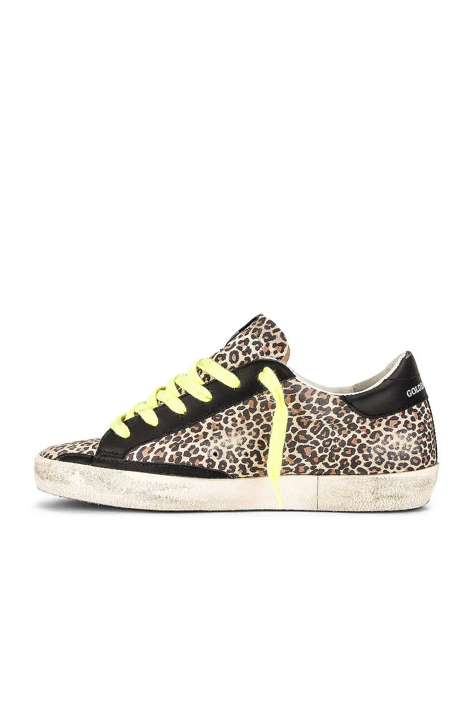 GOLDEN GOOSE SUPERSTAR LEOPARD PRINT SNEAKERS