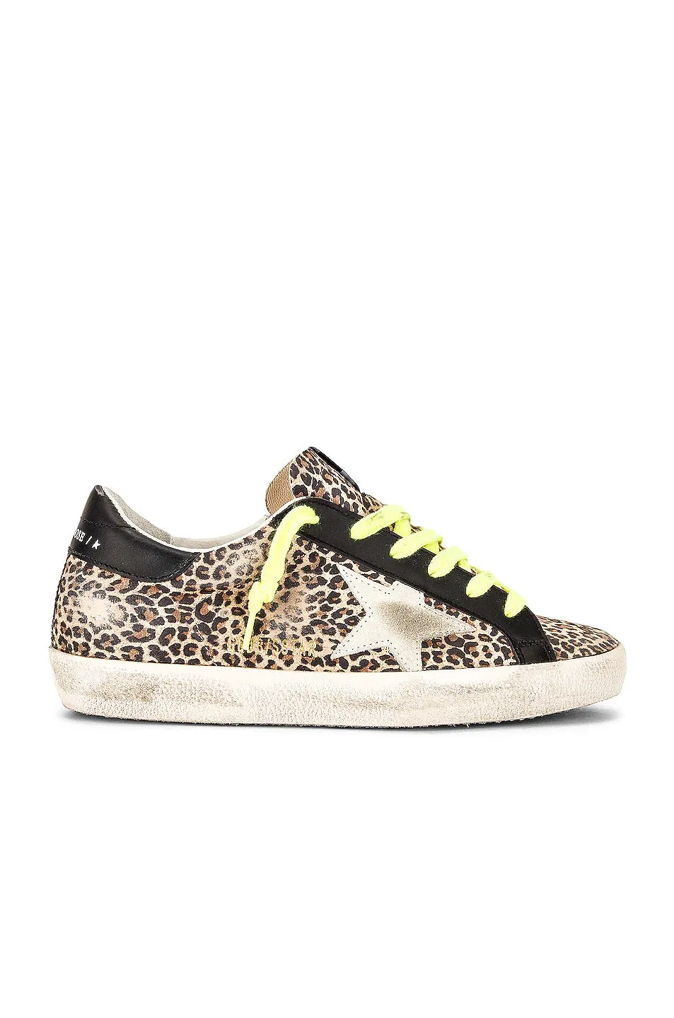 GOLDEN GOOSE SUPERSTAR LEOPARD PRINT SNEAKERS