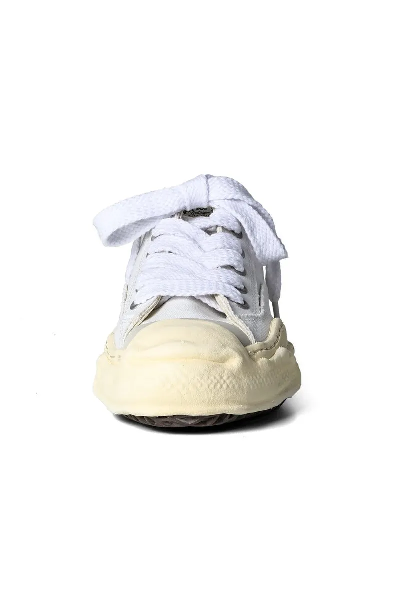 HANK- Original sole sneaker LOW Cut canvas Vintage like Sole White