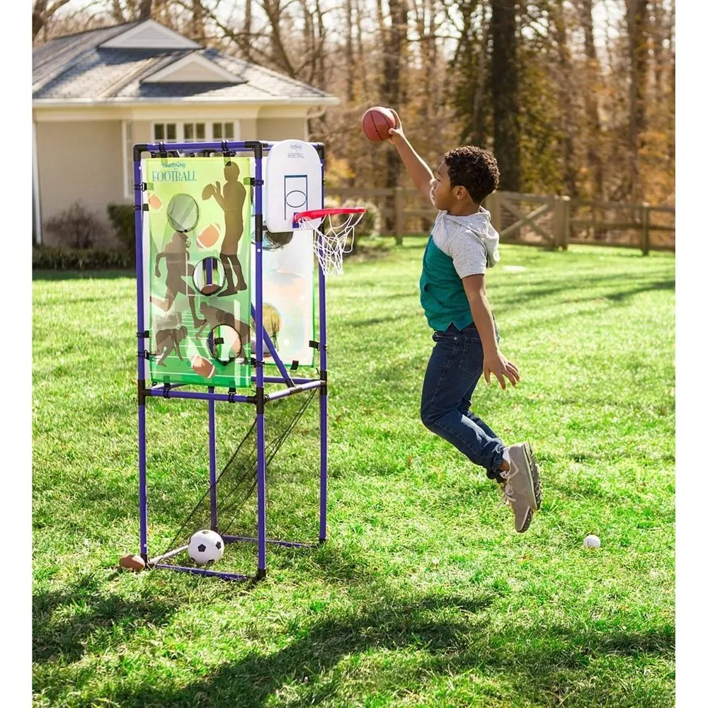 Hearth Song 5-in-1 Multi-Sport Indoor Outdoor Target Game