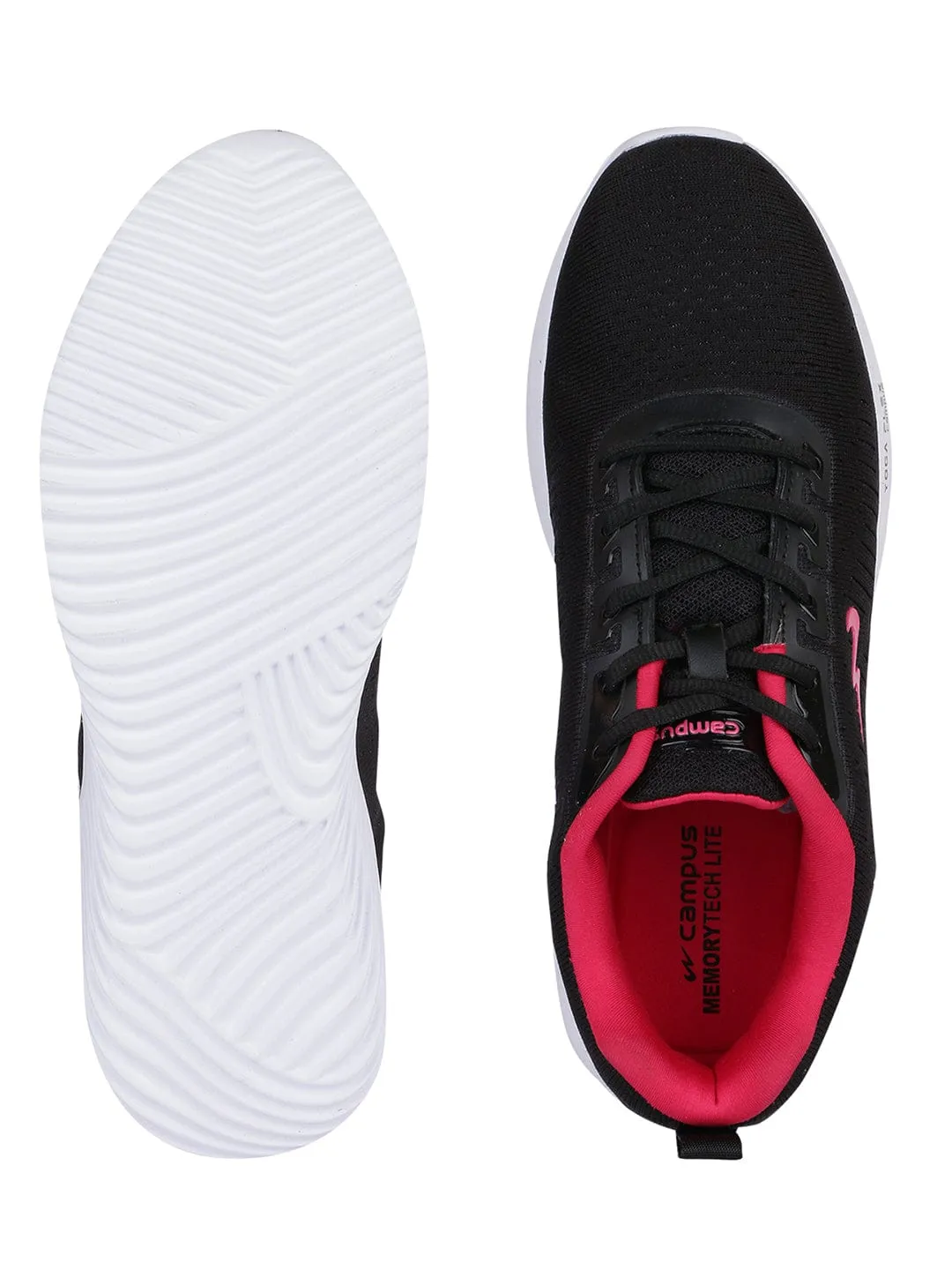 JESSICA Black Women Running Shoes