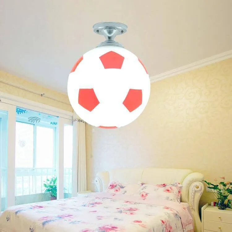 Kids Basketball Football Ceiling Light | Kids Room Decor Lights