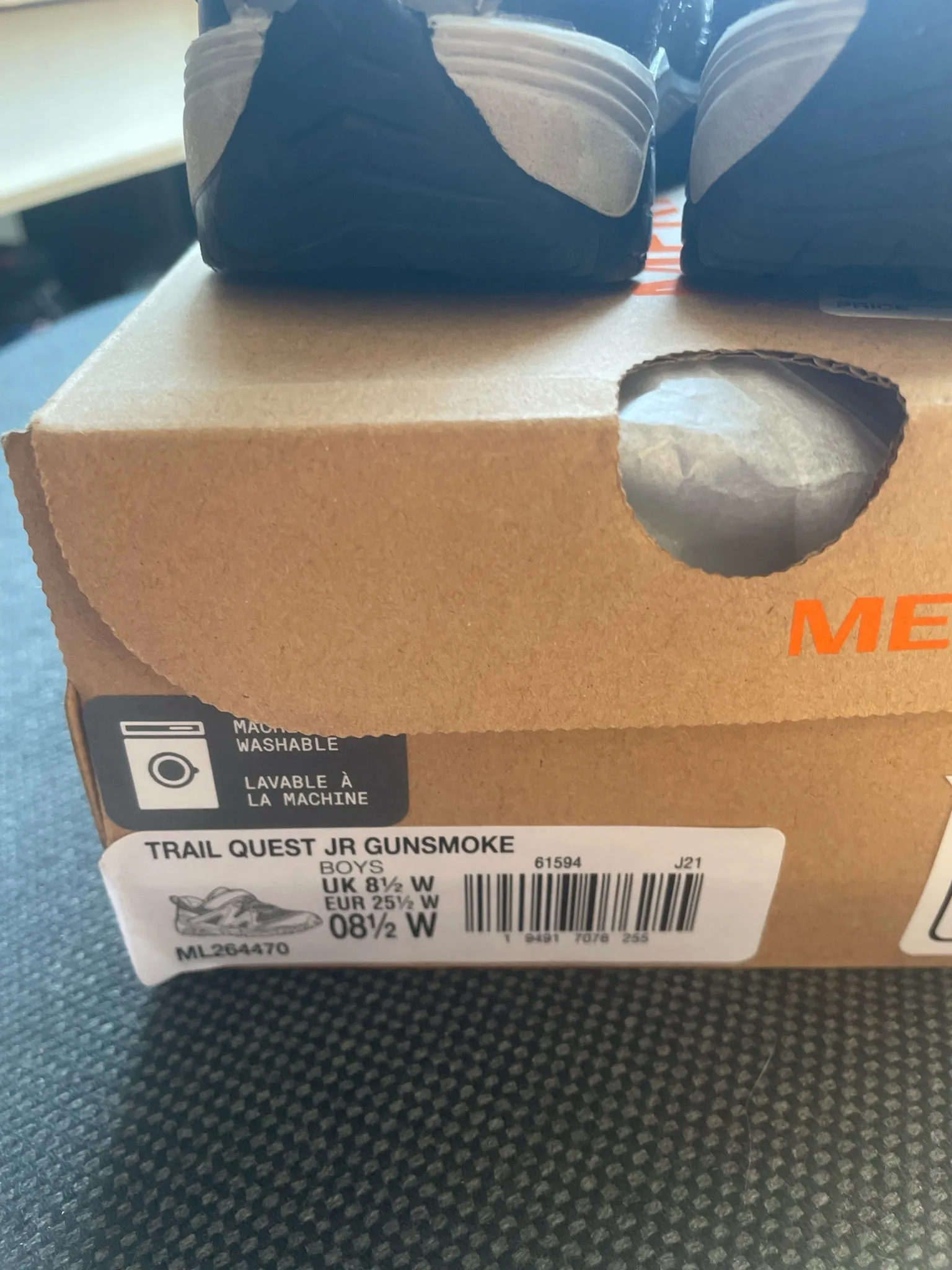 Merrell TrailQuest Junior Sneakers Boy's 8.5