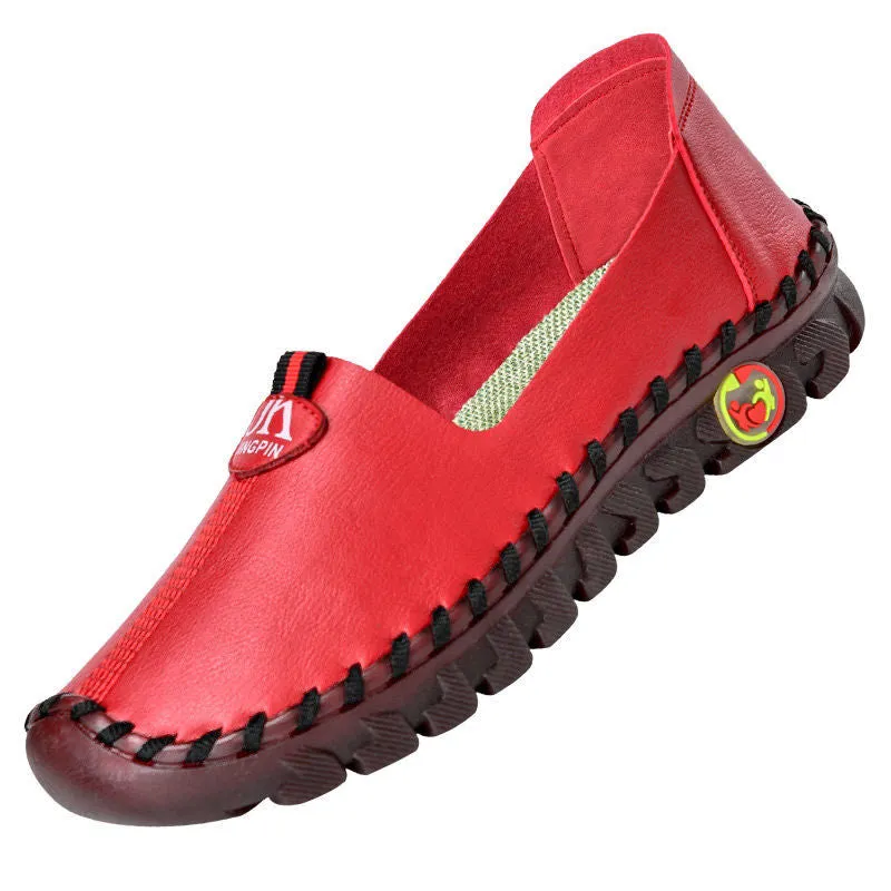 Nanccy  Slip Ons Woman Flats Comfy Nurse Wide Fit  Loafers