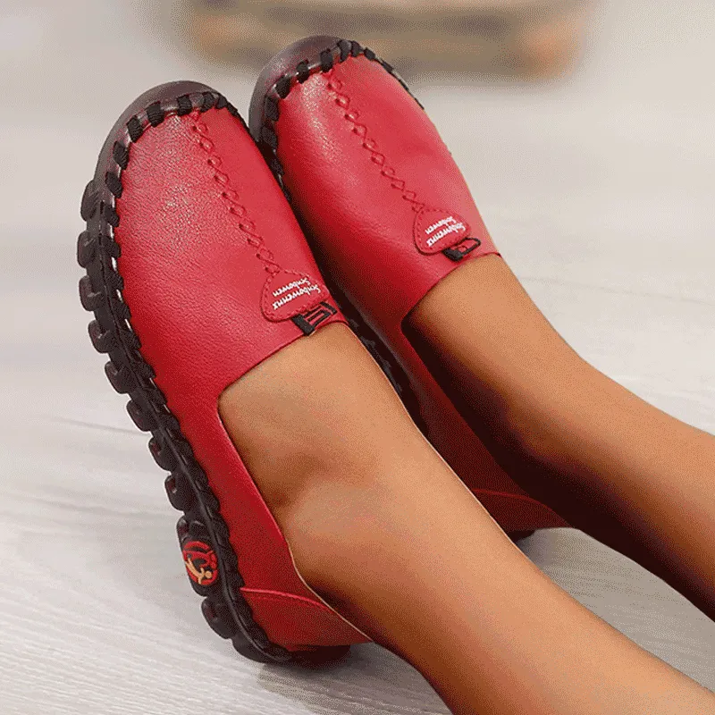 Nanccy  Slip Ons Woman Flats Comfy Nurse Wide Fit  Loafers