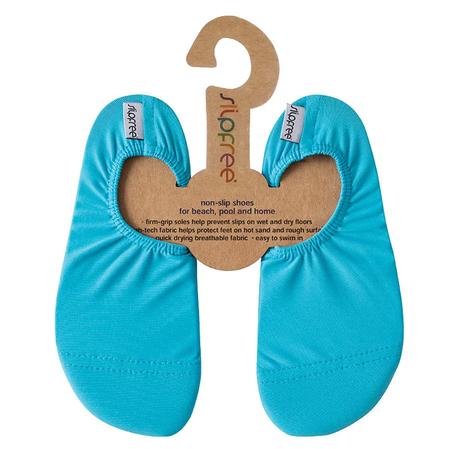 Neon Blue Kids Slipfree Shoes