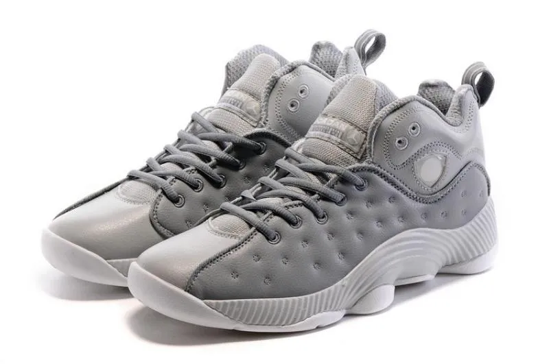 Nike Air Jordan Jumpman Team II Grey Shoes Basketball Men !!! CYBER MONDAY SALE !!!