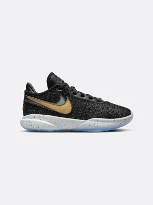 Nike - Boy - GS LeBron XX - Black/Metallic Gold/White