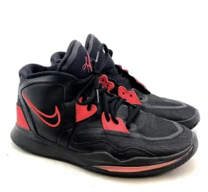 Nike Boys DD0334-004 Kyrie Infinity Red Black Mid Top Basketball Shoes - Size 7