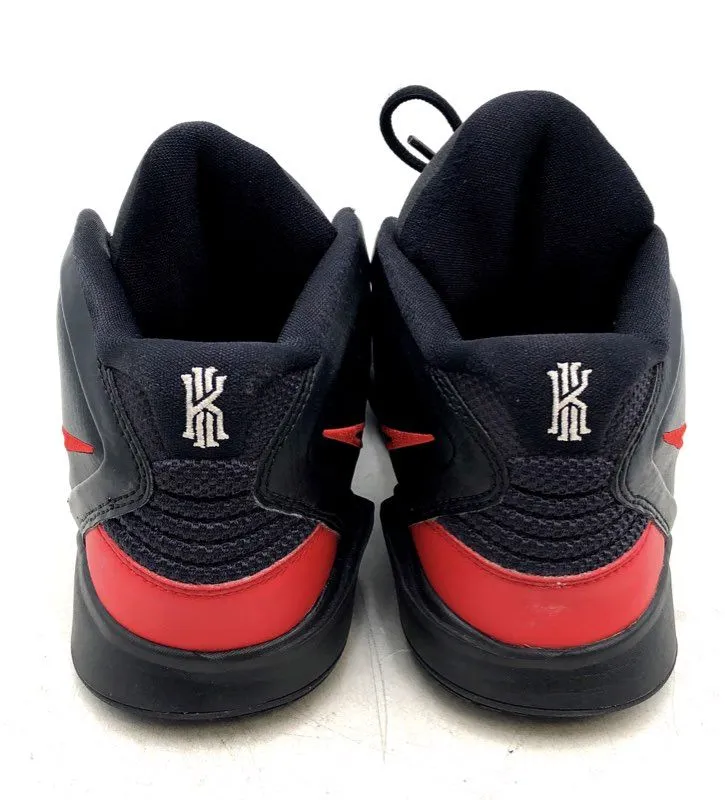 Nike Boys DD0334-004 Kyrie Infinity Red Black Mid Top Basketball Shoes - Size 7