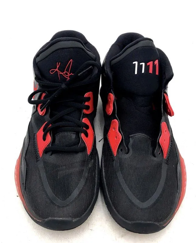 Nike Boys DD0334-004 Kyrie Infinity Red Black Mid Top Basketball Shoes - Size 7