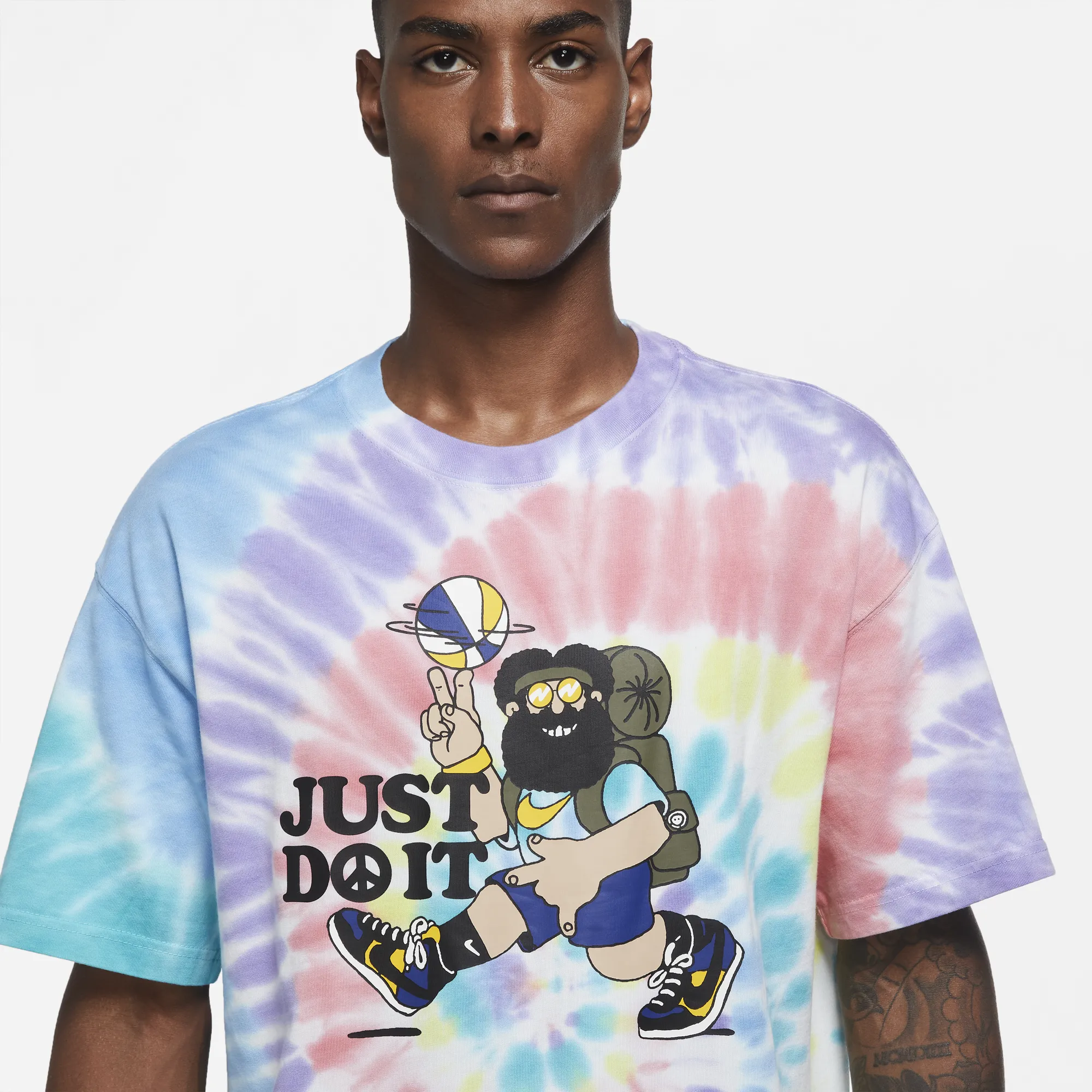 Nike Men "Peace, Love, Basketball" T-Shirt