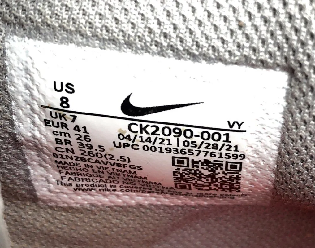 Nike Men's KD Trey 5 8 CK2090-001 Gray Mid Top Basketball Shoes - Size 8