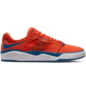 Nike SB Ishod Wair Premium Skateboard Shoe - Orange/Blue Jay-Orange-Black