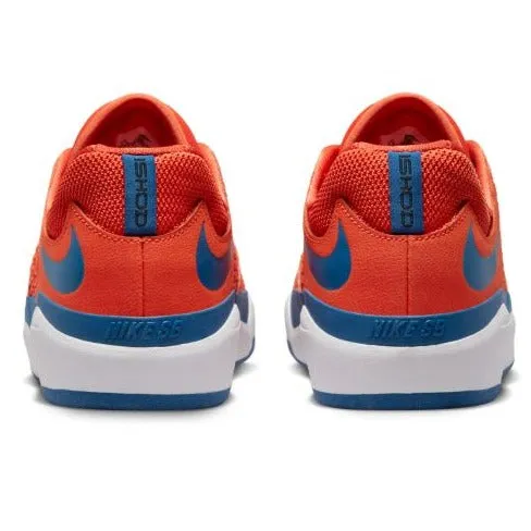 Nike SB Ishod Wair Premium Skateboard Shoe - Orange/Blue Jay-Orange-Black
