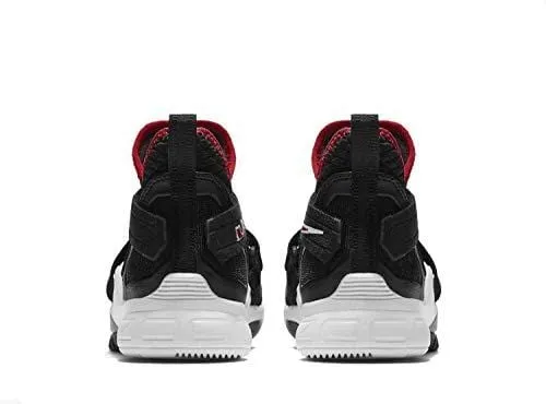 Nike Youth Lebron Soldier XII (GS) AA1352 001 Black/White/Red (5.5 M US Big Kid)