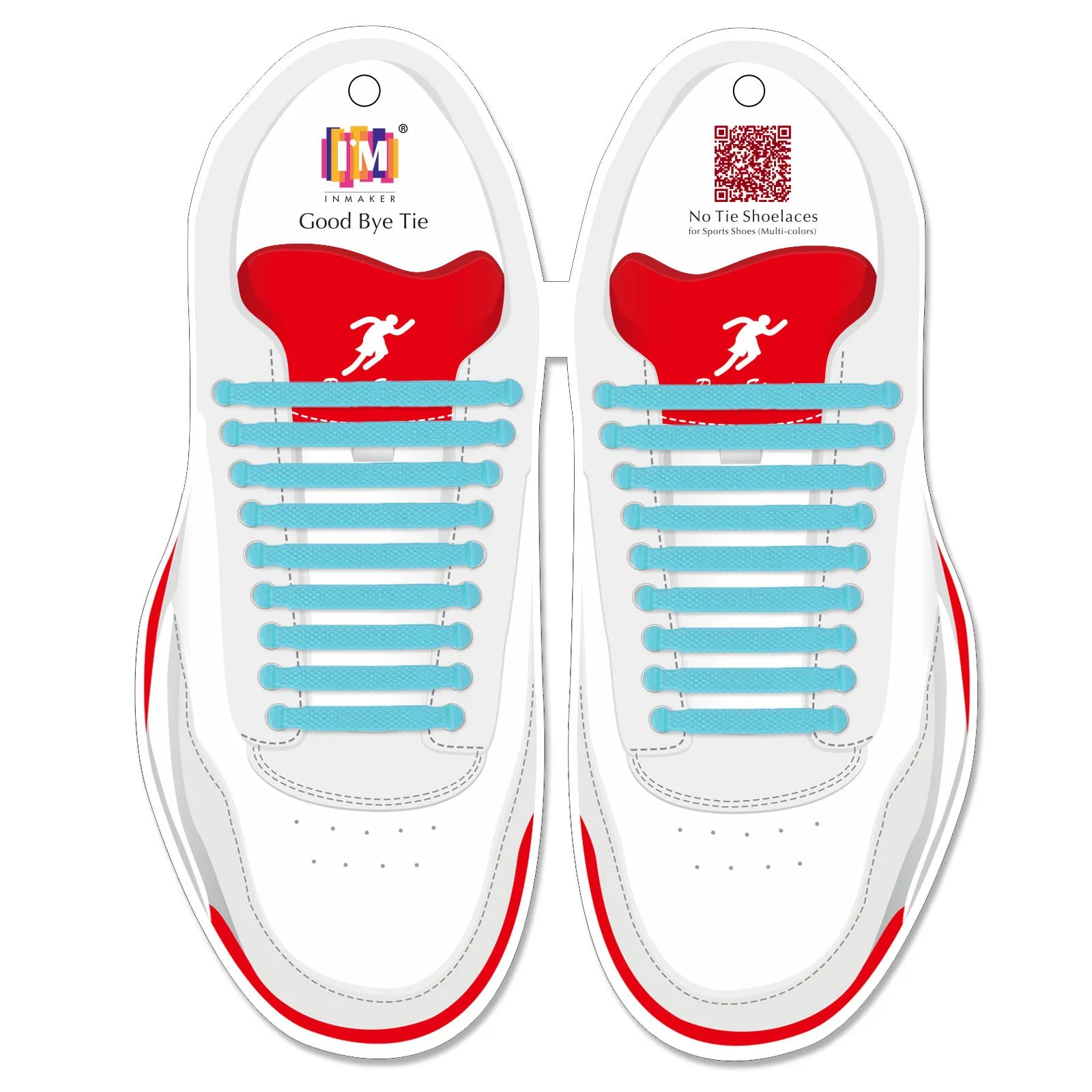 No Tie Shoelaces , Elastic Shoelaces for Sneakers-Sport