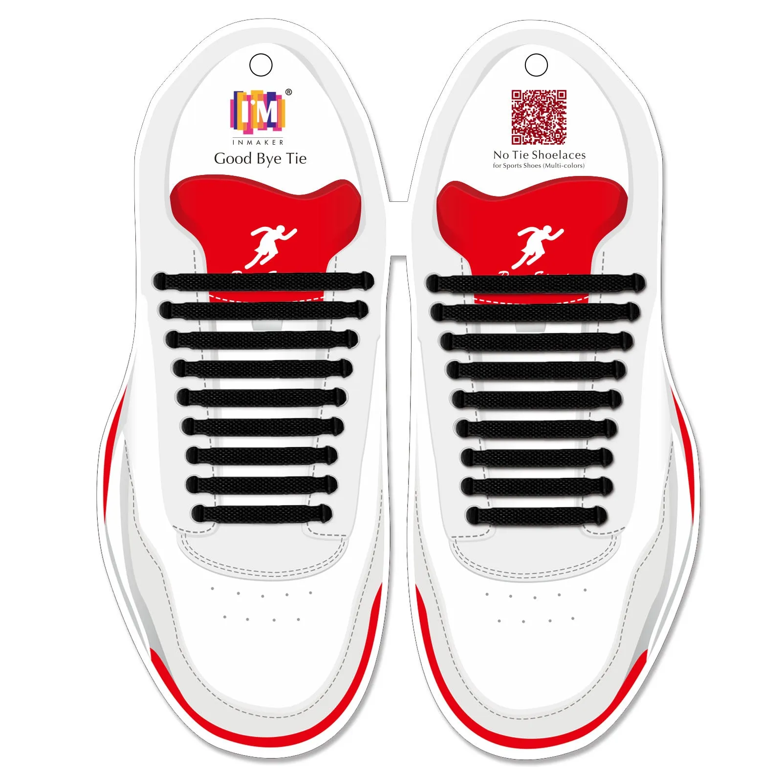 No Tie Shoelaces , Elastic Shoelaces for Sneakers-Sport