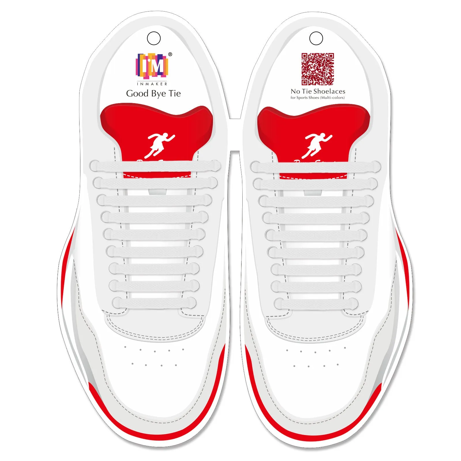 No Tie Shoelaces , Elastic Shoelaces for Sneakers-Sport