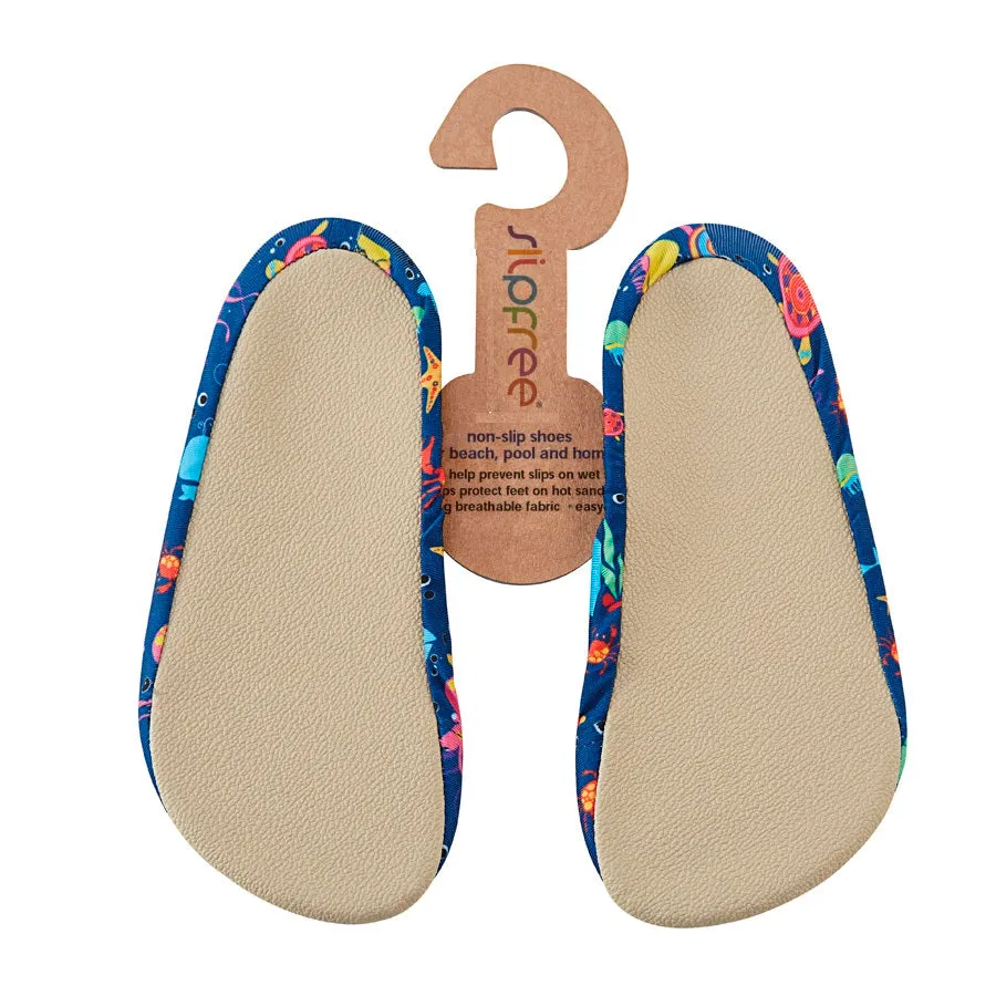 Ocean Blue Sealife Kids Slipfree Shoes