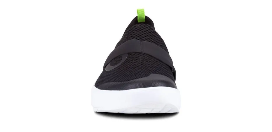 OOFOS Men's OOmg Low - White & Black