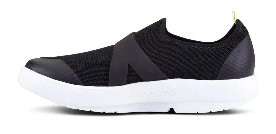 OOFOS Men's OOmg Low - White & Black
