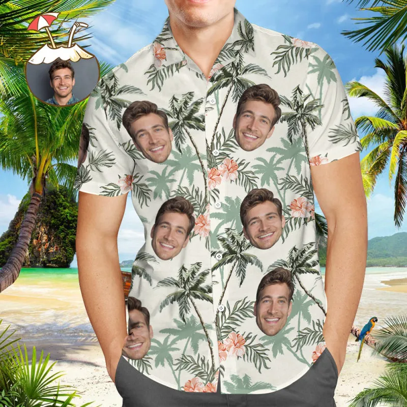 Personalized Face Hawaiian Shirt Vintage Hawaiian Shirts Beach Gift