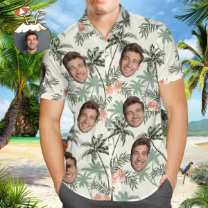 Personalized Face Hawaiian Shirt Vintage Hawaiian Shirts Beach Gift