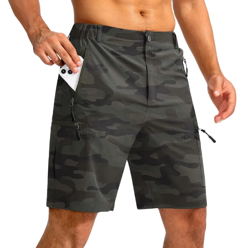 Printed Hiking Cargo Shorts – Functional and Stylish for Outdoor