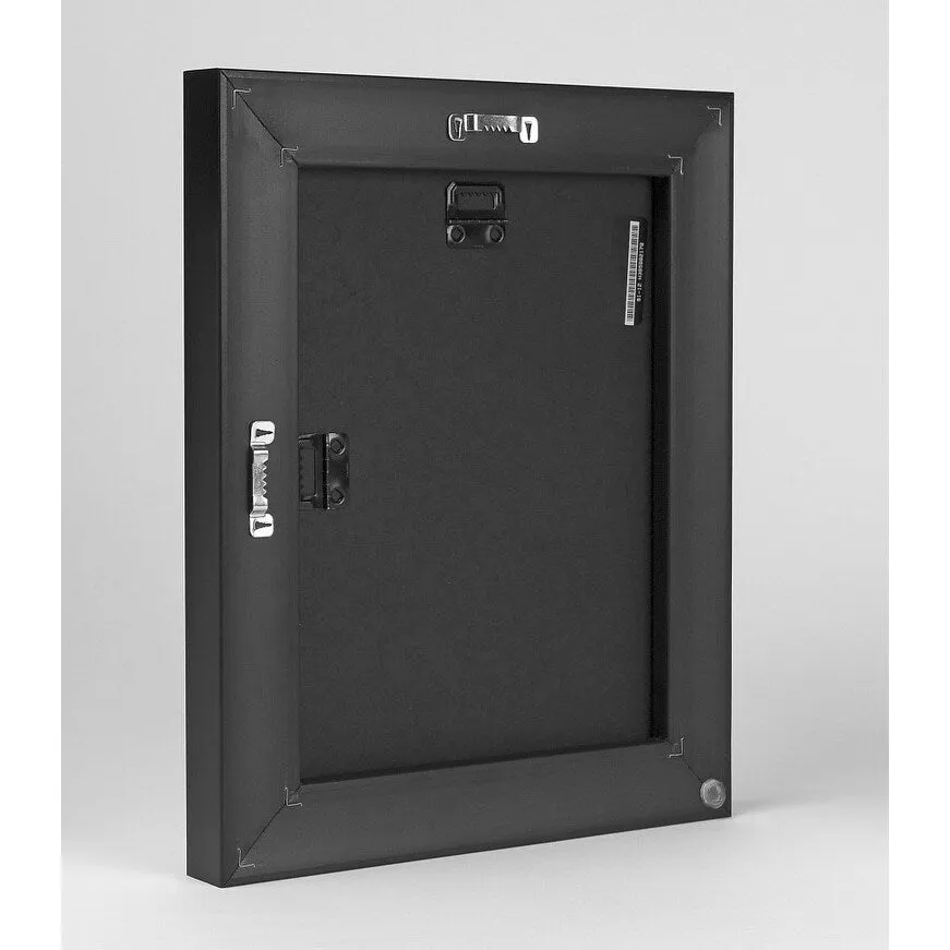 "Basketball players" Black Float Frame Canvas Art - Multi