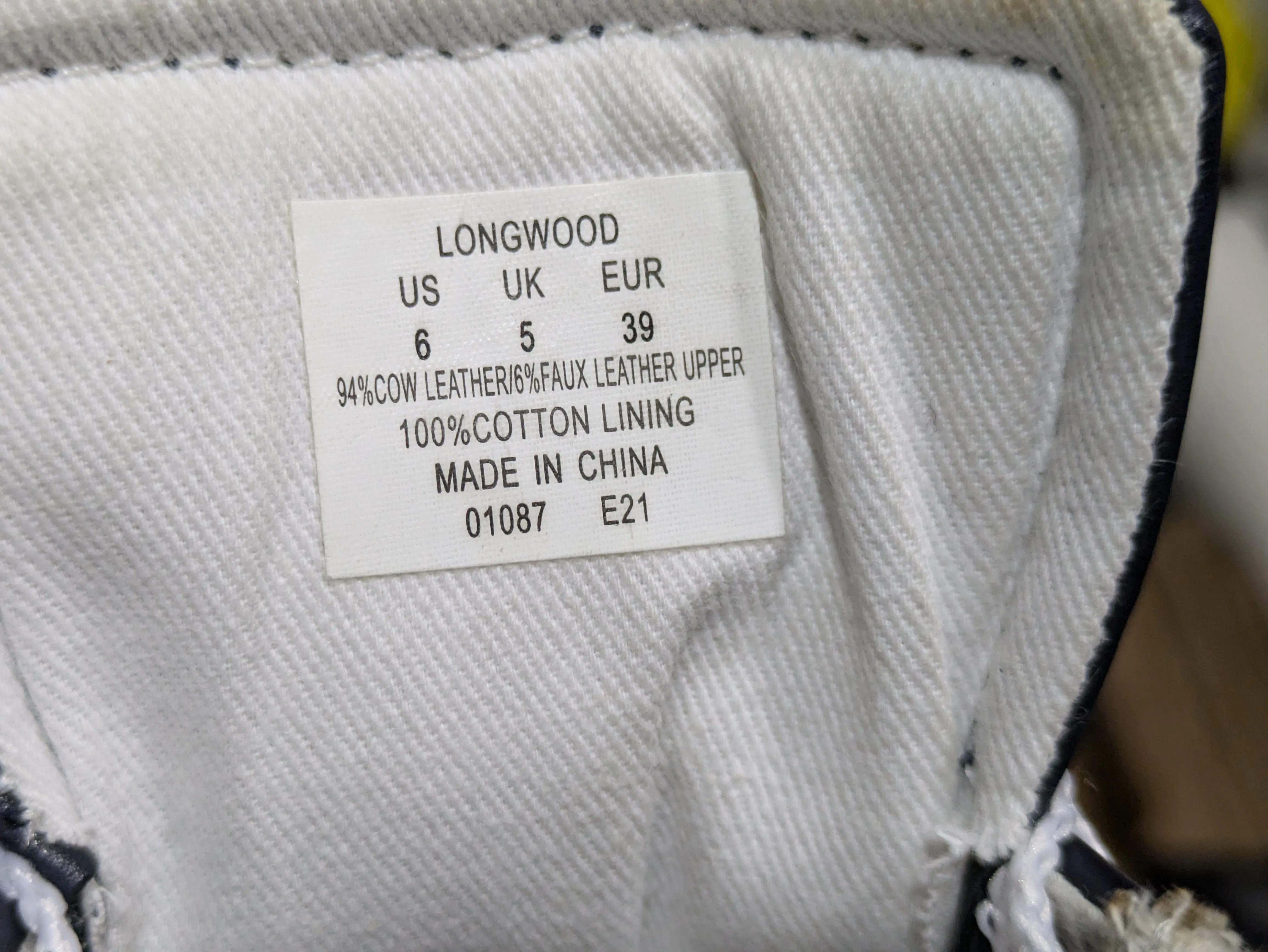 Ralph Lauren Longwood Leather Trainer Size EU 39 / UK 5 / US 6