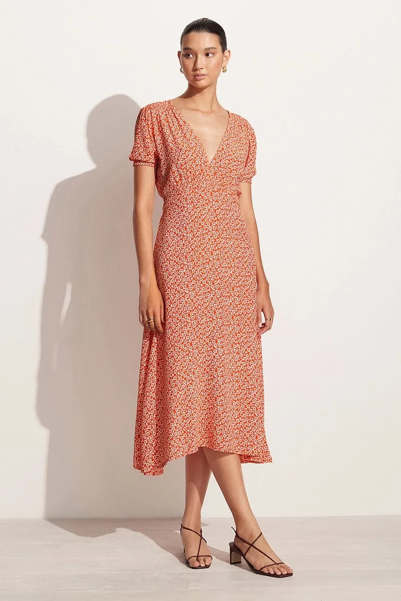 Raphaela Midi Dress - Yumi Floral Print