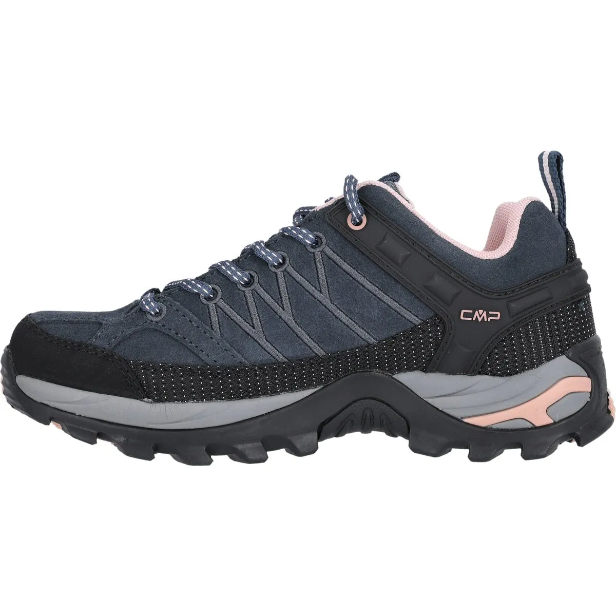Rigel Low Wmn WP Outdoor Shoe - Asphalt-Antracite-Rose