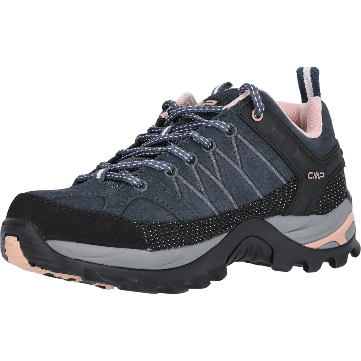 Rigel Low Wmn WP Outdoor Shoe - Asphalt-Antracite-Rose