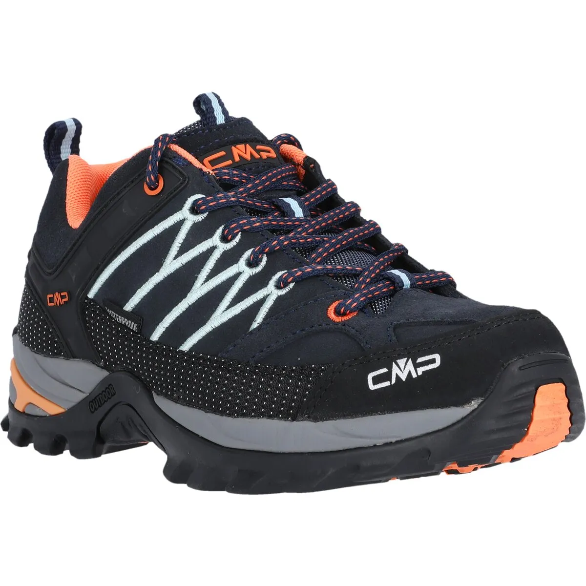 Rigel Low Wmn WP Outdoor Shoe - B.Blue-giada-peach