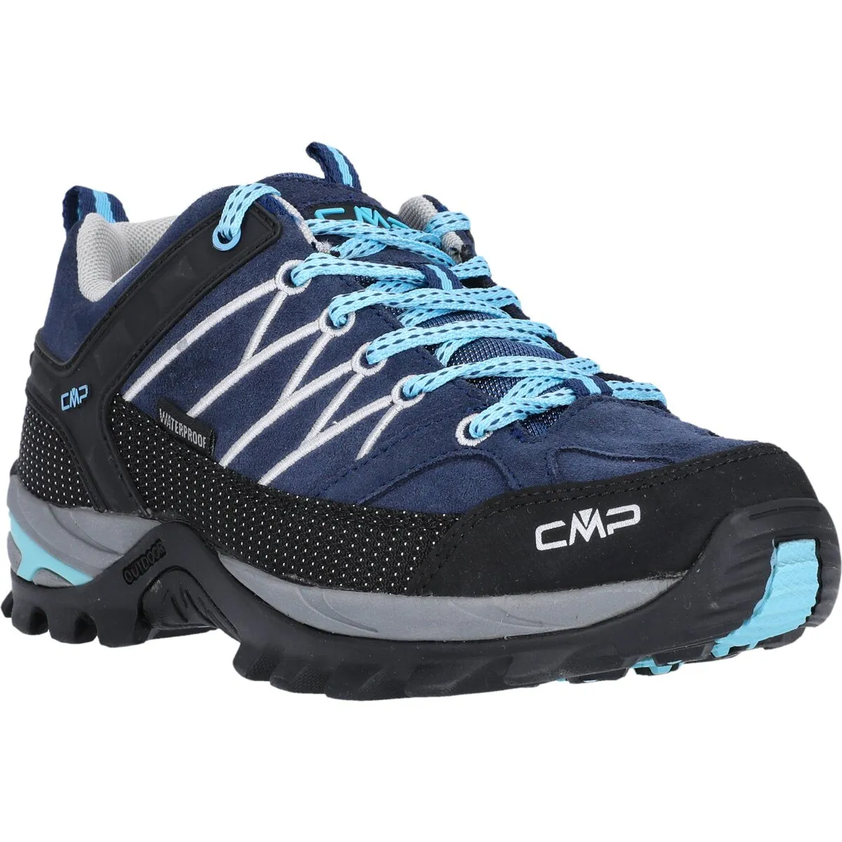 Rigel Low Wmn WP Outdoor Shoe - Blue-Stone