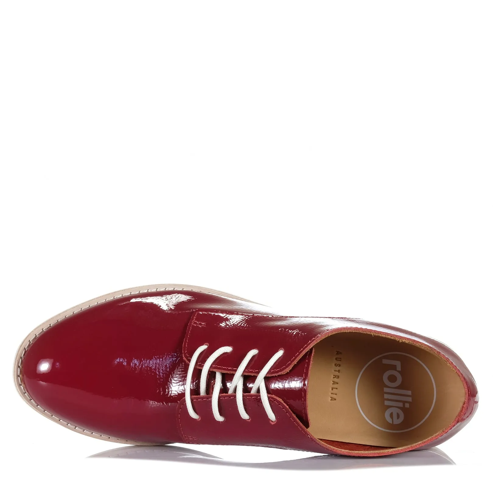 Rollie Derby Super Soft Merlot Patent