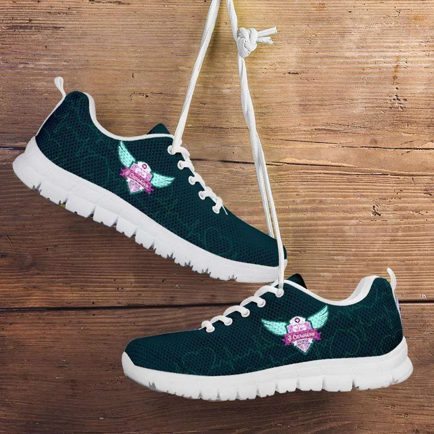 S Carolina Nurse, Nursing Themed Mesh Fabric Running Shoes
