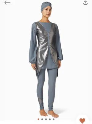 Sheikha Grey Swim Set S REC1572