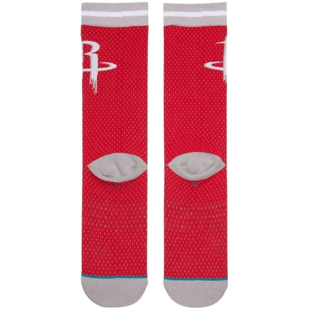 Stance NBA Rockets Jersey Socks - Red