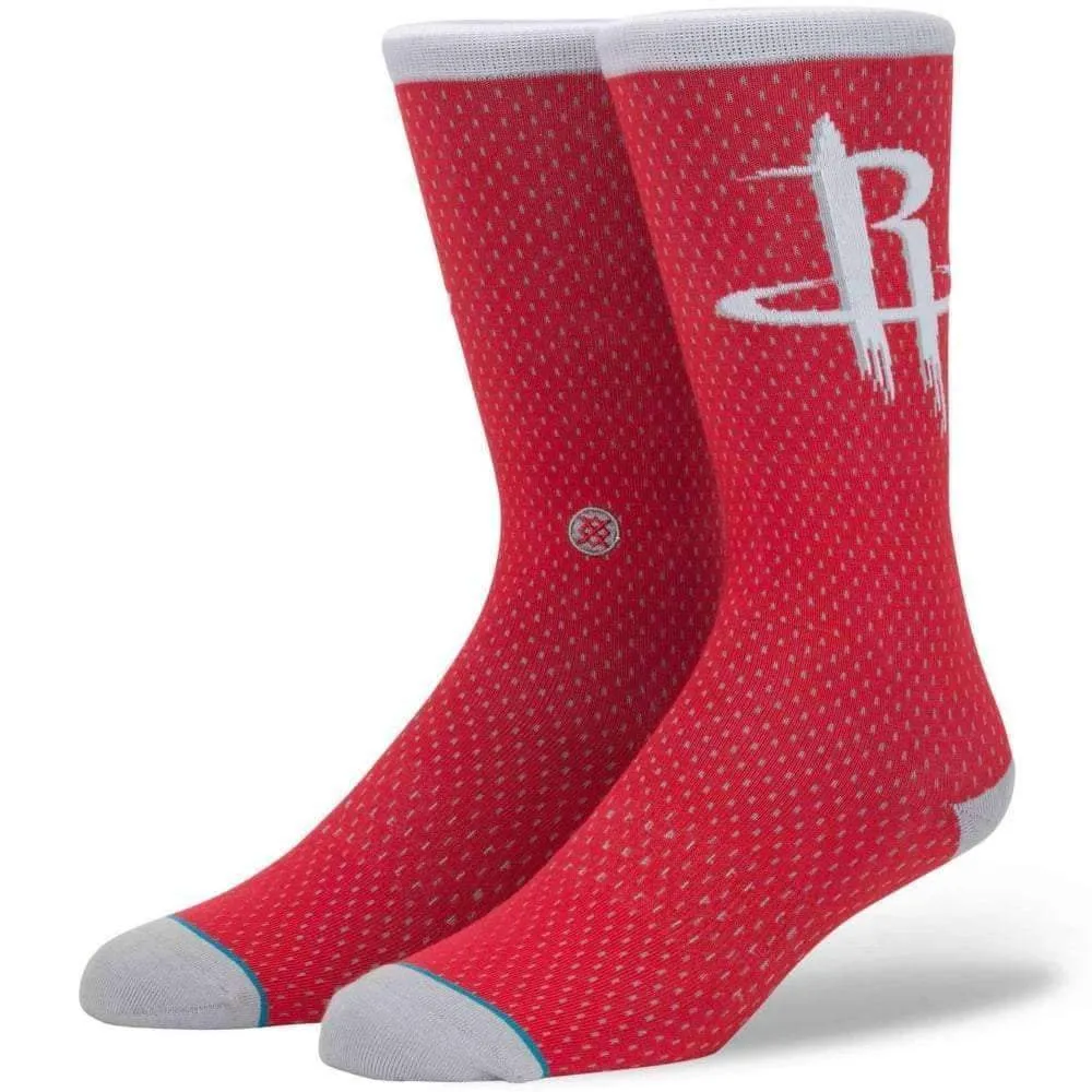 Stance NBA Rockets Jersey Socks - Red