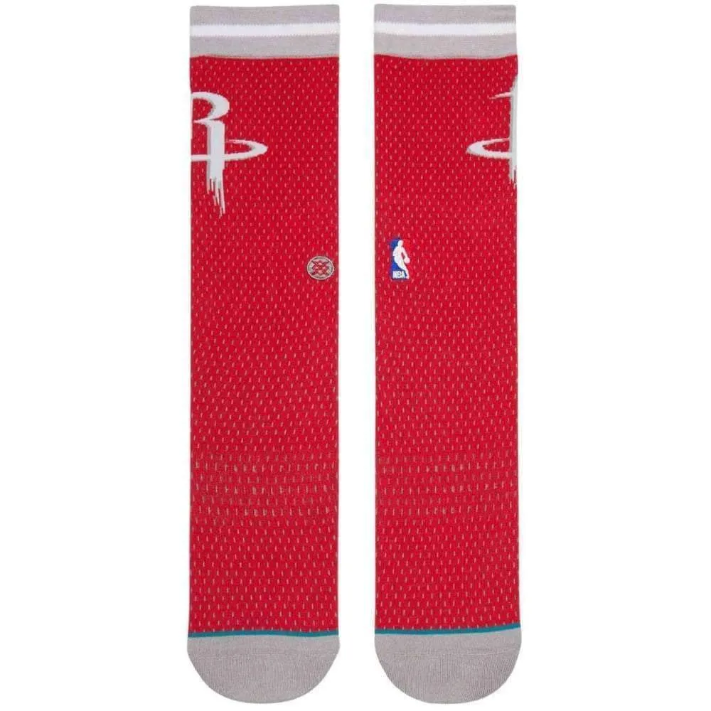 Stance NBA Rockets Jersey Socks - Red