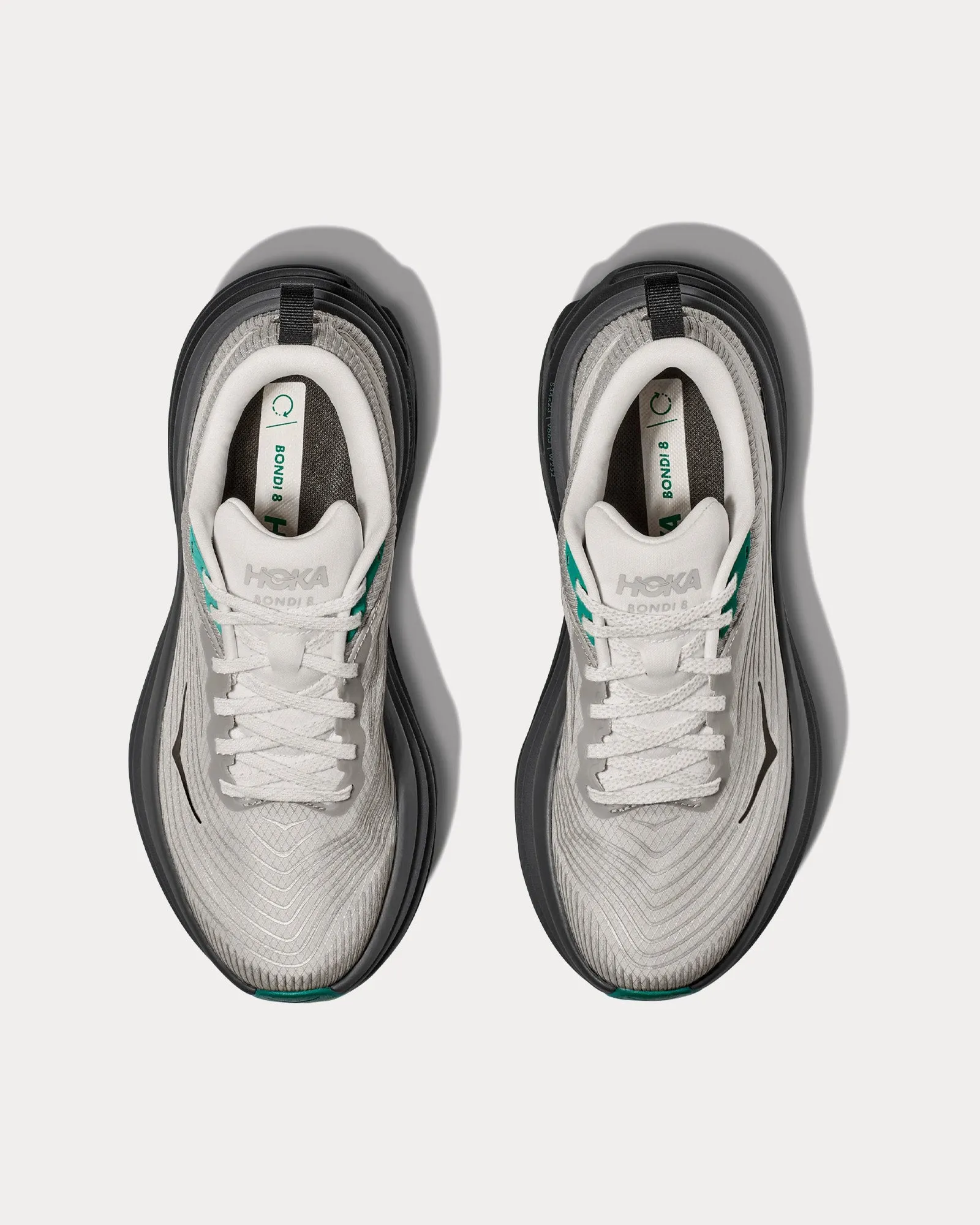 Stealth/Tech Bondi 8 Harbor Mist / Black B Running Shoes