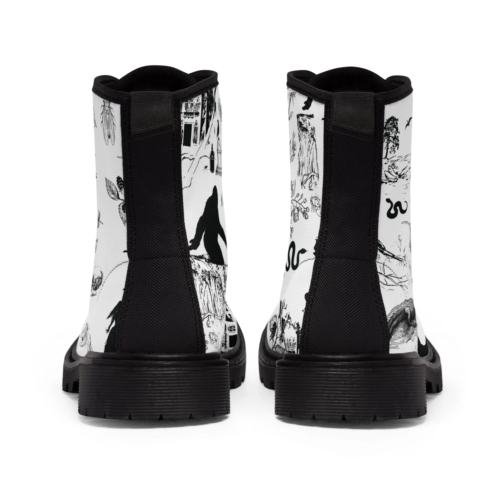 The Strange South Toile Women's Canvas Boots