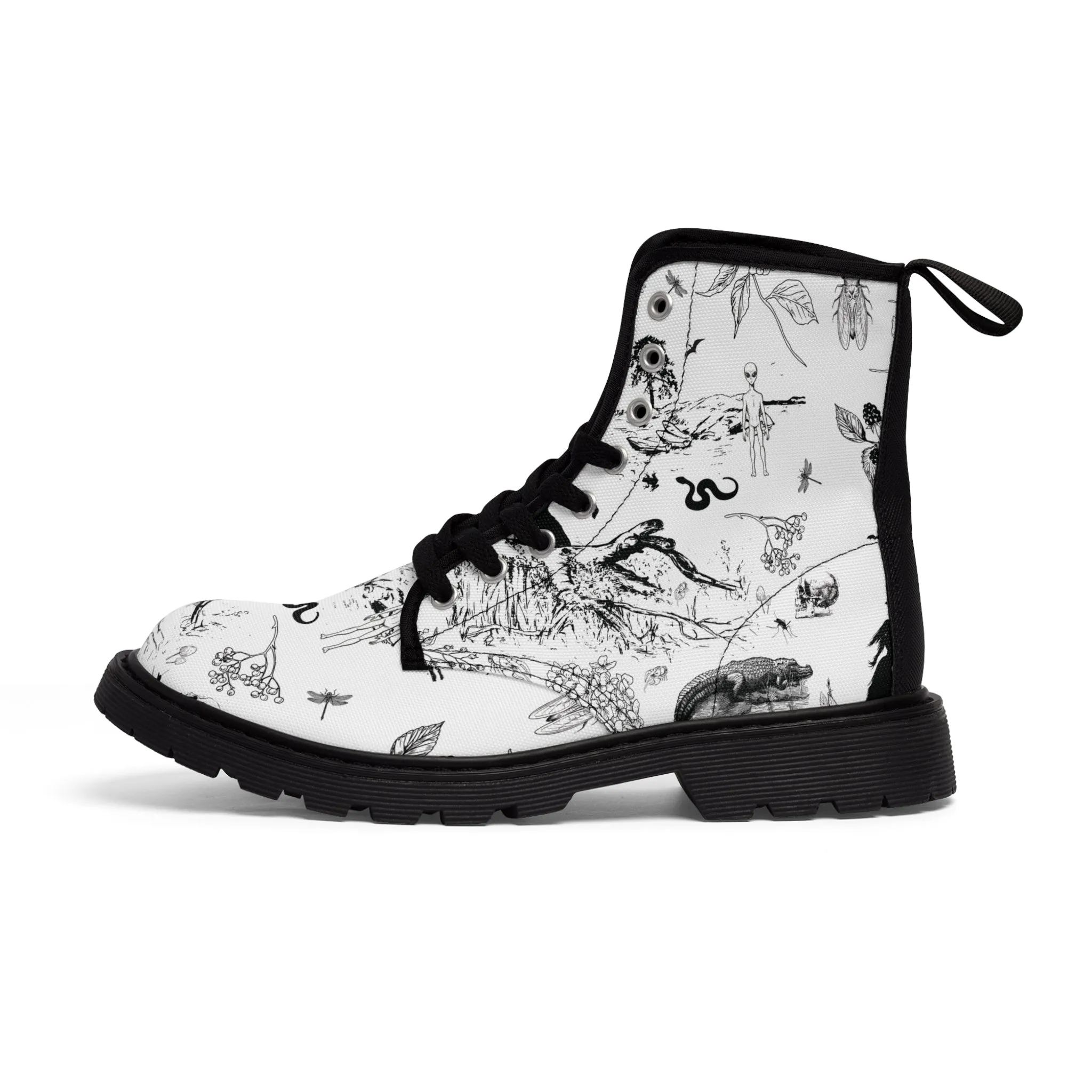 The Strange South Toile Women's Canvas Boots