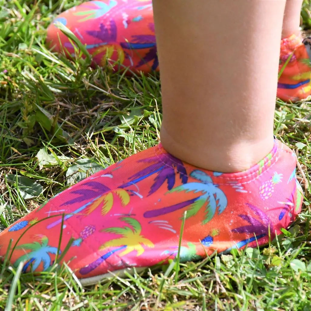 Tropic Orange Kids Slipfree Shoes